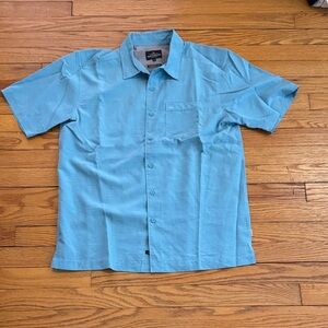 Quiksilver waterman collection Light Blue Casual Button Down Shirt